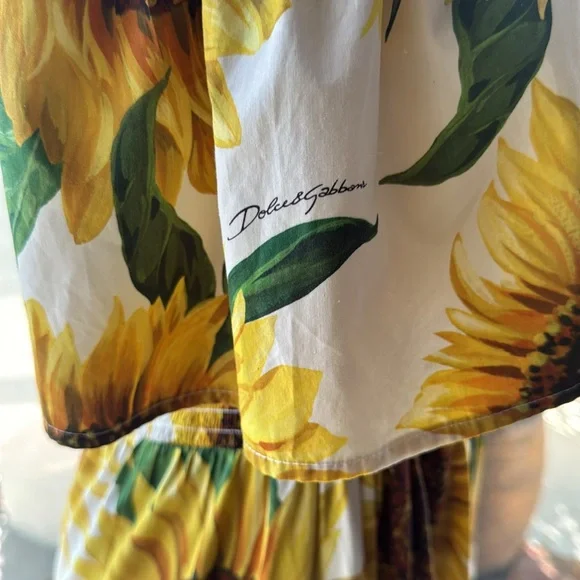 Dolce & Gabbana long Sunflower dress - Picture 5 of 11